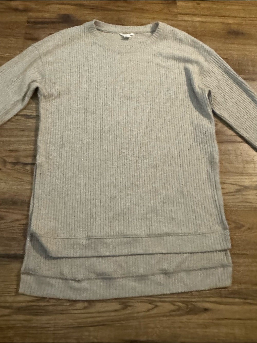 Caslon Two-Layer Ribbed Knit Pullover